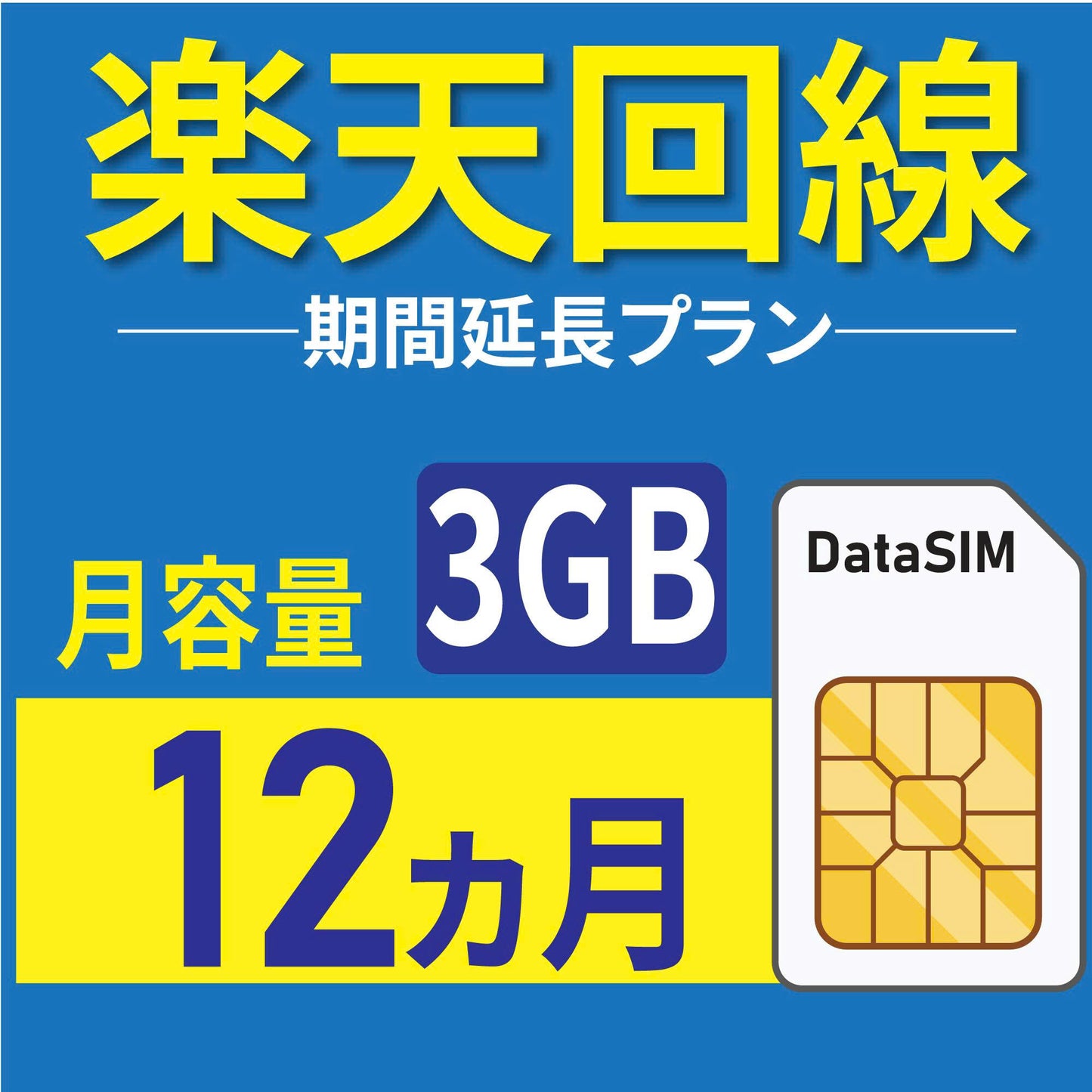 3GB/12ヶ月期間延長プラン